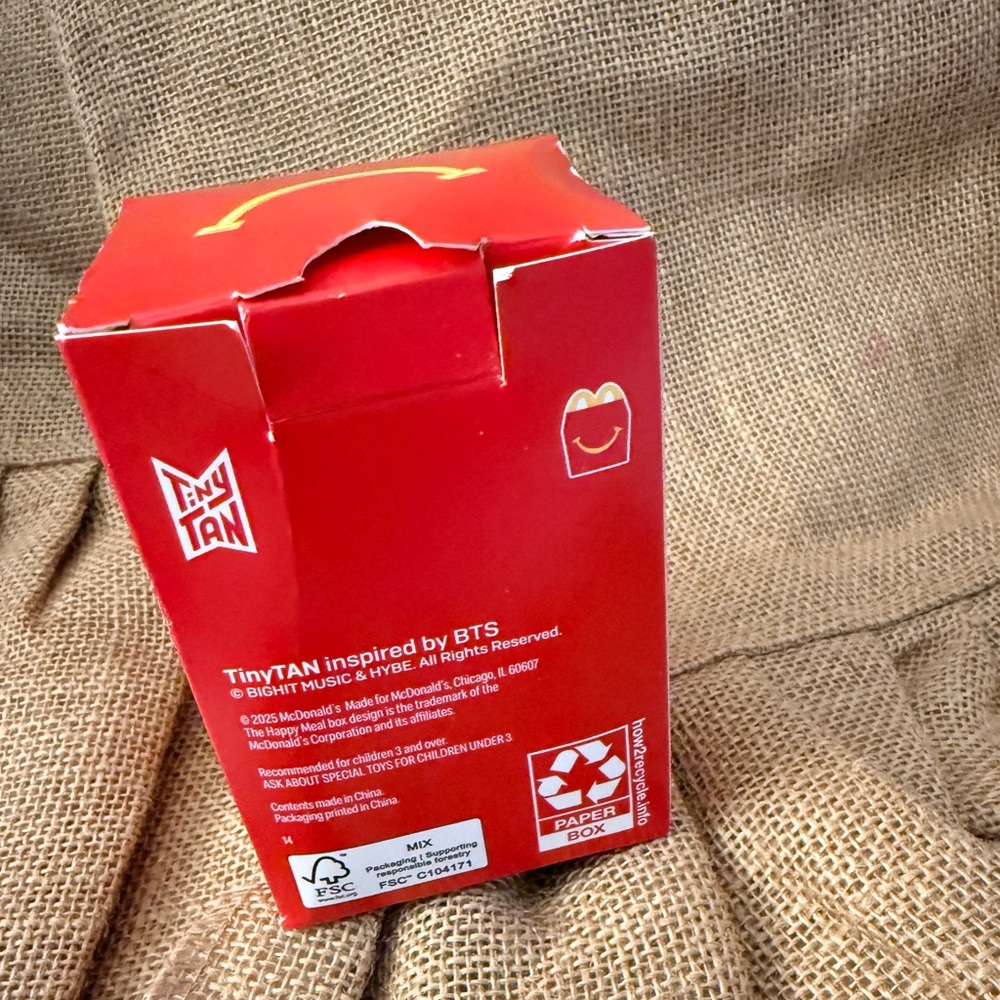 McDonald's Tinytan x BTS 2025 Happy Meal Toy Jung Kook Encore Limited Edition - Picture 4 of 7